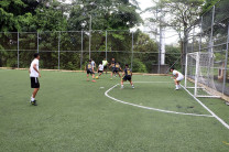 Cancha sintética de la UTP.
