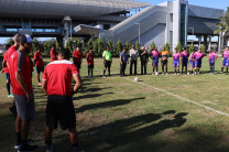 Inauguración de la Liga Interna de Fútbol 8.