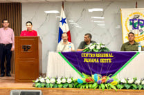 Dra. Lineth Alaín de Meier, le correspondió dar las palabras de bienvenida. al Personal de la CSS y el MINSA. 