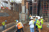 Recorrido de estudiantes en Obra de Construcción 