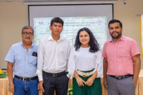 La sustentación contó con la participación del docente asesor, Dr. Aníbal Santos; los docentes jurados, Ing. Even Vásquez e Ing. Yessenia Patiño.