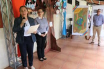 La Subdirectora Académica Mgtr. Itzel de Juárez brindó las palabras de bienvenida. Posteriormente, el Subdirector de Vida Universitaria Mgtr. Abdiel Saavedra en compañía de los alumnos protagonistas de esta iniciativa develaron el árbol y las pinturas complementarias.