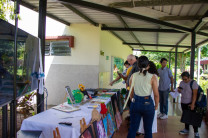 Presentaron obras en distintas disciplinas como dibujo, pintura, crochet, manualidades y arte digital, entre otras.