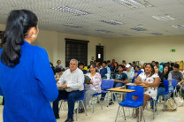 Esta conferencia contó con la participación de todos los estamentos de la comunidad universitaria.
