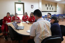 Culminada la reunión, se reiteró el interés de trabajar en un convenio entre ambas entidades y ejecutar proyectos en colaboración en temas como reducción de riesgo de desastre, adaptación al cambio climático, voluntariado y capacitaciones para seguridad y salud ocupacional.