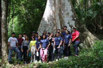 Durante la gira, visitaron el sendero "La Molienda Indígena".