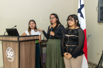 Participaron las estudiantes Nazareth Frías y Jimeyli Peñaloza del grupo Alianza Estudiantil Sección Veraguas, como parte del equipo organizador de este gran evento.