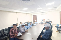Durante la gira, los estudiantes recibieron una capacitación sobre el control de datos, las operaciones y las transacciones que se dan.