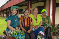 Se lució vestimenta étnica como homenaje a la cultura afrodescendiente en Panamá.