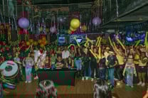 El evento fue amenizado por la Murga El Retorno, conformado por estudiantes del grupo musical del Centro Regional.
