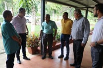 La visita coincidió con giras de trabajo del Mgtr. Julio Quiel, Secretario de Oficina de Metas, y el Ing. Lino Aparicio De Gracia M.Sc., Director Nacional de Servicio Social Universitario.