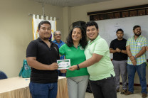 Primer puesto: Andrés Paredes y Kevin Cruz.
