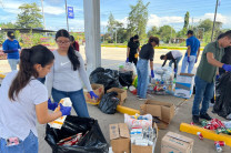 Se contó con la participación de 15 estudiantes voluntarios de todas las facultades del Centro Regional.