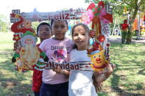 Participaron 20 niños de la Escuela de San Antonio.