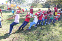 Los niños pasaron una mañana amena con mucha diversión, en donde pudieron disfrutar de pinta caritas, dinámicas, juegos deportivos, brindis y regalos para cada uno de los niños.