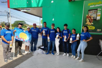 Un total de 33 estudiantes voluntarios participaron comprometidamente en los diferentes puntos de recolección.