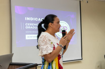 Mgtr. Emelina Atencio, Secretaria Académica.