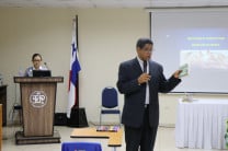 Celebrando la Semana de los Valores, con el lema "Aplicando los valores somos mejores personas", el Padre Ricardo Canto de la Diócesis de Santiago estuvo a cargo de este conversatorio.