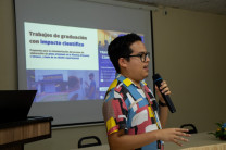 El Ing. Rolando Mora De León, Coordinador de la Unidad de Planificación de Programas y Proyectos, fue el expositor.