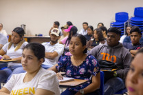 Se contó con la participación del personal docente y administrativo, y más de 50 estudiantes. Créditos: Melvin Mendoza.