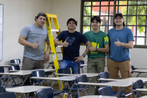Participaron 10 estudiantes de las carreras que imparte la Facultad de Ingeniería Eléctrica en el Centro Regional de Veraguas.