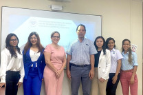 Se contó con la presencia del Mgtr. Fernando González, Coordinador de Extensión de la Facultad de Ingeniería Industrial.
