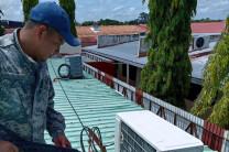 Daniel Giono y Jonatan Rodríguez participan de este proyecto de Servicio Social Universitario.