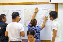 Para esta actividad, 10 voluntarios fueron capacitados el día lunes 29 por el Tribunal Electoral. Créditos: Melvin Mendoza.