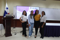 Yarizbeth González, estudiante de la Facultad de Ingeniería Industrial, formó parte del grupo de coordinadoras de esta actividad.
