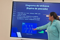 Facilitadora del taller.