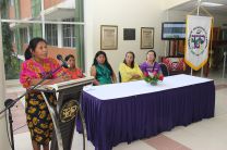 Sonia Henríquez, Presidenta de la Coordinadora Nacional de las Mujeres Indígenas de Panamá, participó del evento.
