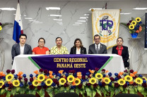 Autoridades de la UTP participan de la Inauguración de la Primera Jornada de Mecatrónica.