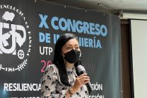 Dra. Nacarí Marín Calvo, subdirectora de investigación, postgrado y extensión del Centro, durante la inauguración del Congreso.
