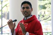 Padre Justo Rivas, Capellán de la UTP ofrece la homilía