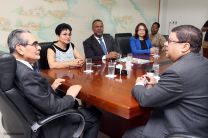 Rector de la UTP se reúne con el Ministro de Cultura.