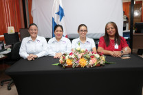 Dra. Vanessa Quintero, Dra. Jessica Guevara, Mgtr. Cecilia González y la Ing. Sofía Serracín