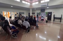 Estudiantes y administrativos participan de la jornada de Vacunación contra la Influenza 