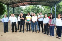 Inauguran proyectos - Cancha Deportiva techada.