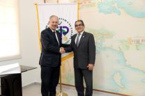 El Rector,de la UTP Y Embajador de Italia estrechan los lazos de cooperación.