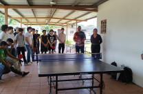 Inauguración de la competencia de Tenis de Mesa 
