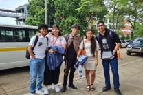 Estudiantes de la Universidad Tecnológica de Panamá.