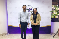 Ing. Eric J. Jaén Vega, Alcalde del Distrito de Santiago junto a la Ing. Adiz Acosta. Ing. Eric J. Jaén Vega, Alcalde del Distrito de Santiago junto a la Ing. Adiz Acosta.