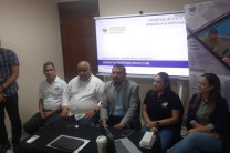 Las palabras de bienvenida a los facilitadores del taller fueron ofrecidas por el Dr. Féliz Henríquez, director del CINEMI.