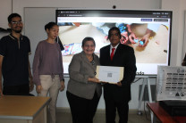 Entrega formal de la página web a el Centro Educativo Básico General Clelia F. Martínez. 