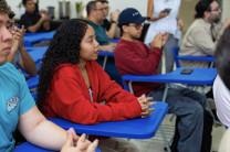 Al evento asistieron estudiantes.