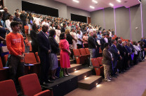 Estudiantes, profesores, autoridades de la UTP e invitados especiales formaron parte de este evento.