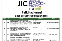 Listado de proyectos seleccionados por la FISC. Listado de proyectos seleccionados por la FISC.
