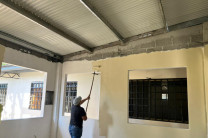 Pintura de espacios en construcción. Pintura de espacios en construcción.