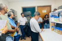 Recorrido por los laboratorios.