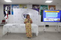 Lcda. Diana Agames, representante de la Dirección General de Transferencia y Conocimiento.